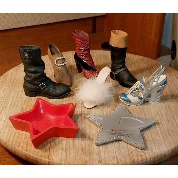 Raine Willitts Designs Other - Just The Right Shoe By Raine Lot Of 6 Collector Shoes & 2003 Trinket Box READ